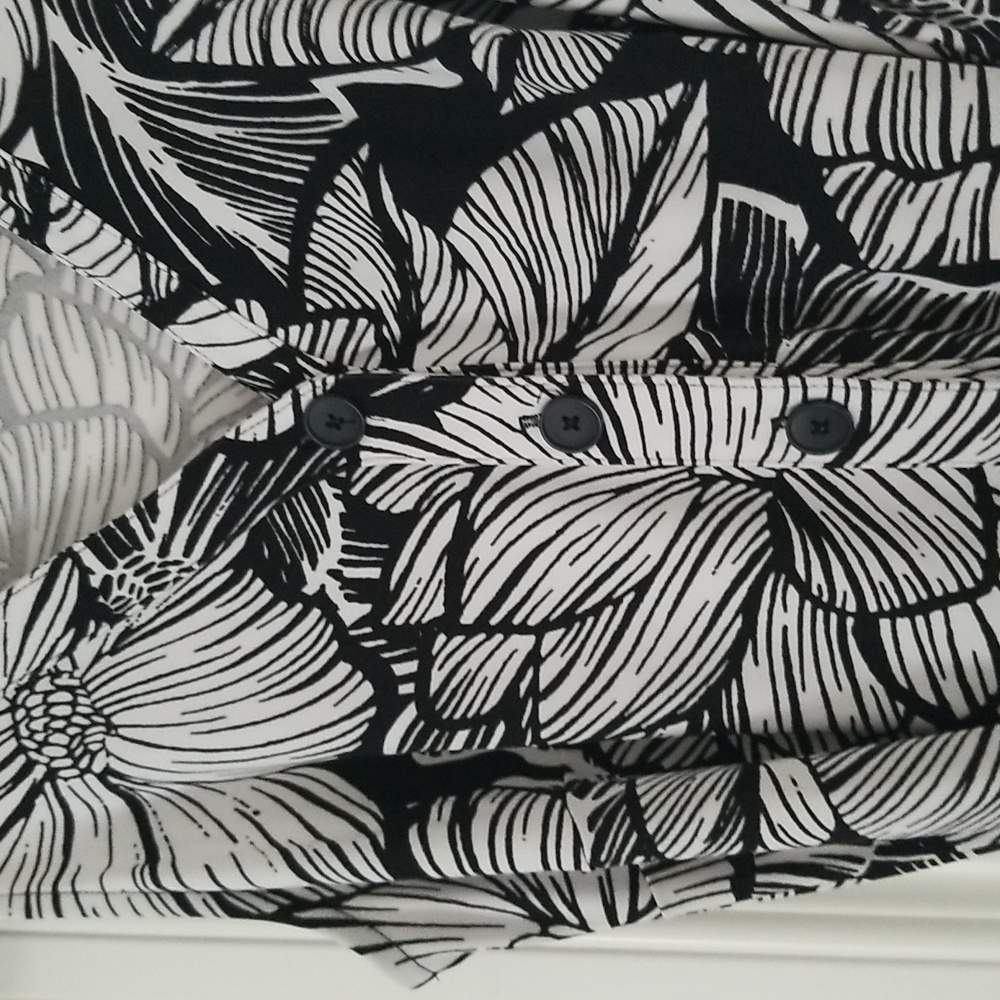 Talbots floral button down maxi dress size Medium - Picture 4 of 6